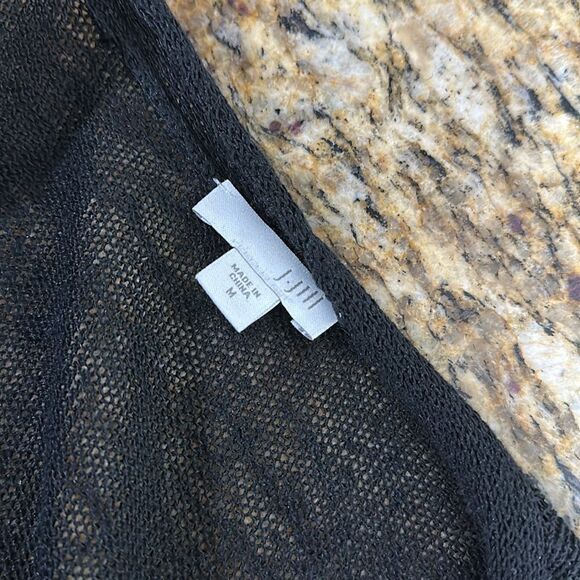 J. Jill Linen Blend Long Sleeve Open Front Cardigan With Pockets Size M - Picture 8 of 12